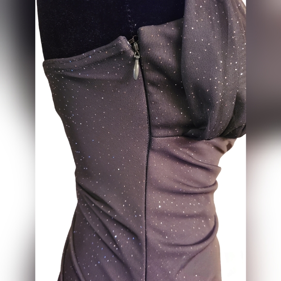 Betsy & Adam size 8 black/gray dress - Picture 7 of 10